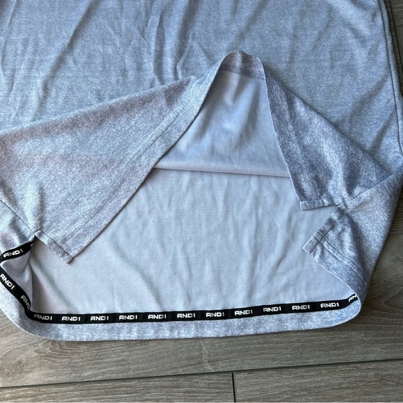 AND1 Mesh Ombre Crew Neck Short Sleeve Shirt - Picture 9 of 15